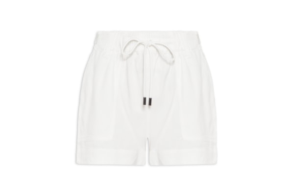 Short Feminino De Tencel Gorgorão - Branco