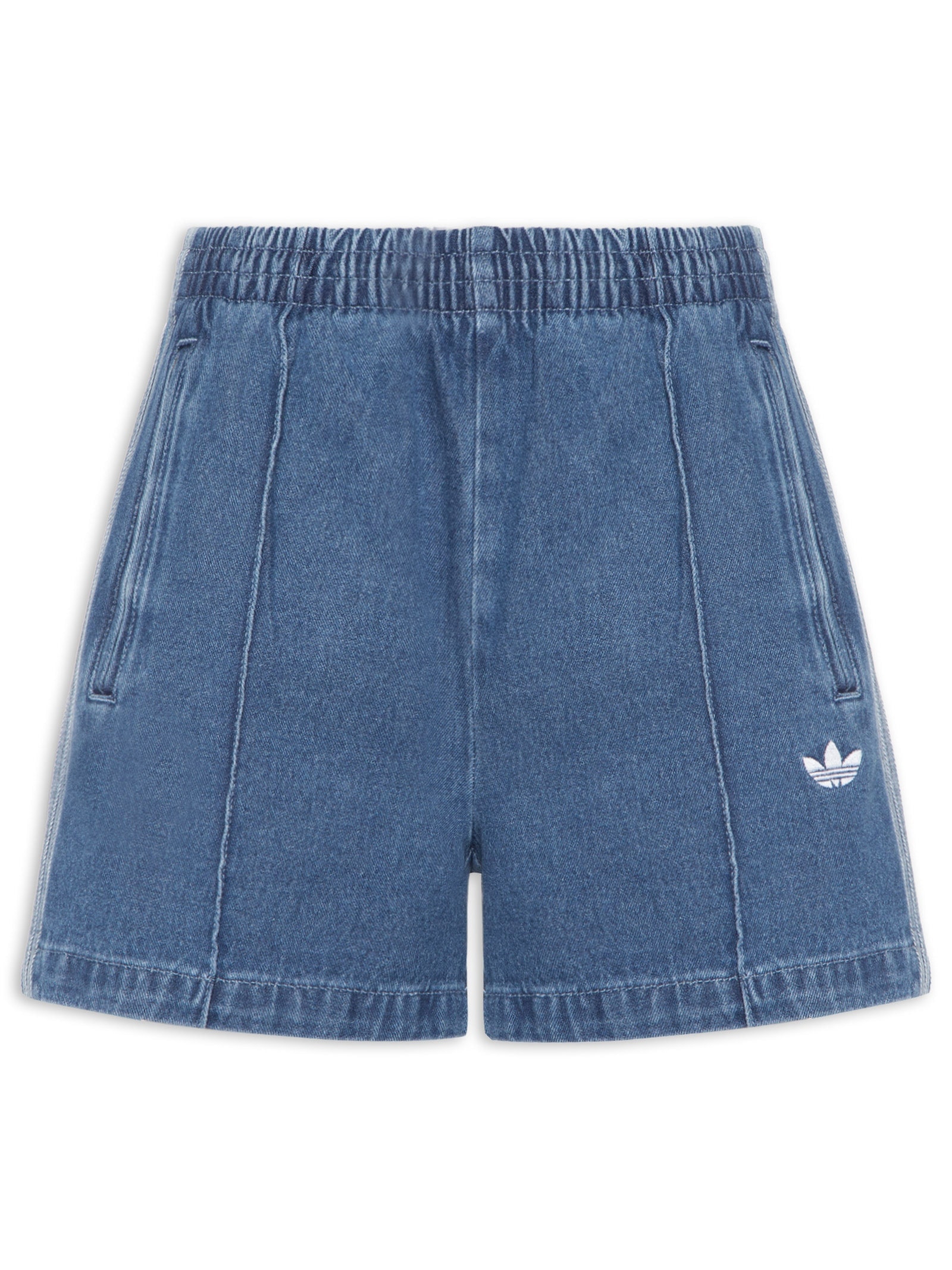 Short Feminino Denim Azul Adidas Originals