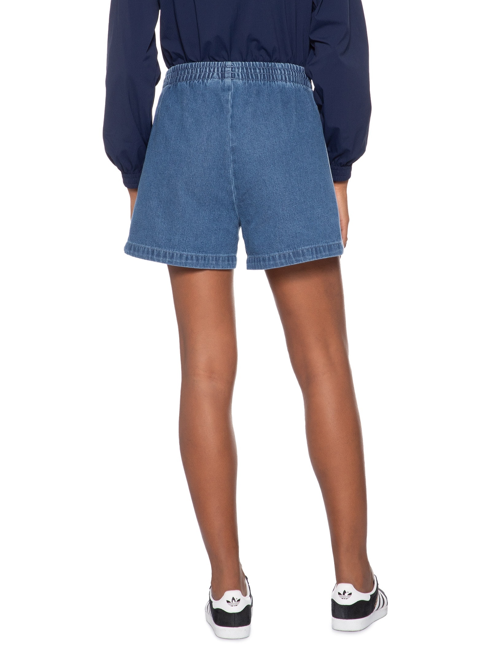 Short Feminino Denim Azul Adidas Originals