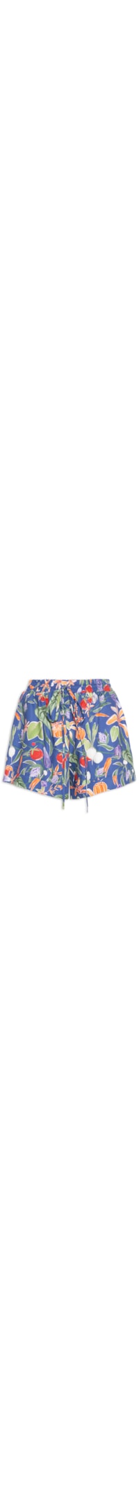 Short Feminino Elástico Legumes - Azul