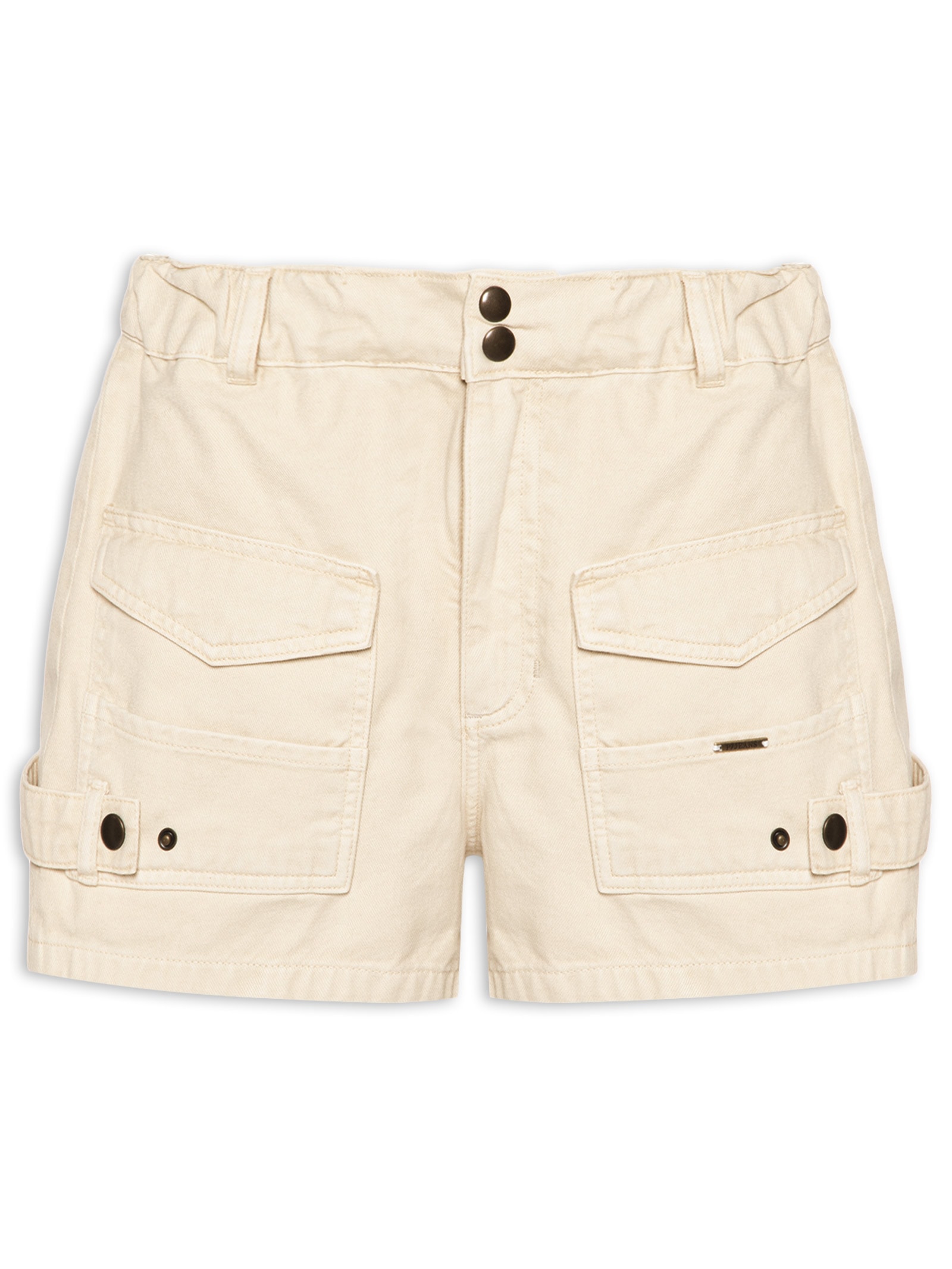 Short Feminino Elis Bege P7 Jeans