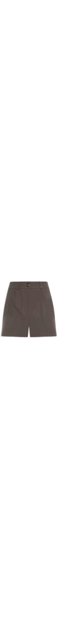Short Feminino em Alfaiataria - Marrom