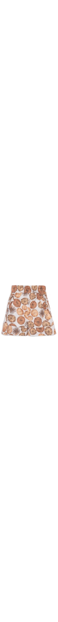Short Feminino Esportivo Fig Ouriço - Marrom