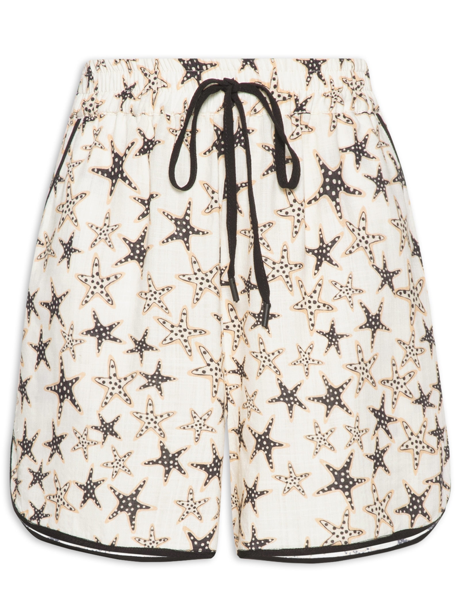 Short Feminino Estampa Estelar Off White  Dress To