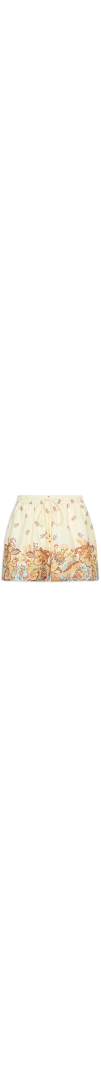 Short Feminino Estampa Leveza - Off White