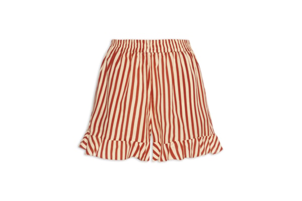 Short Feminino Estampa Listra – Vermelho
