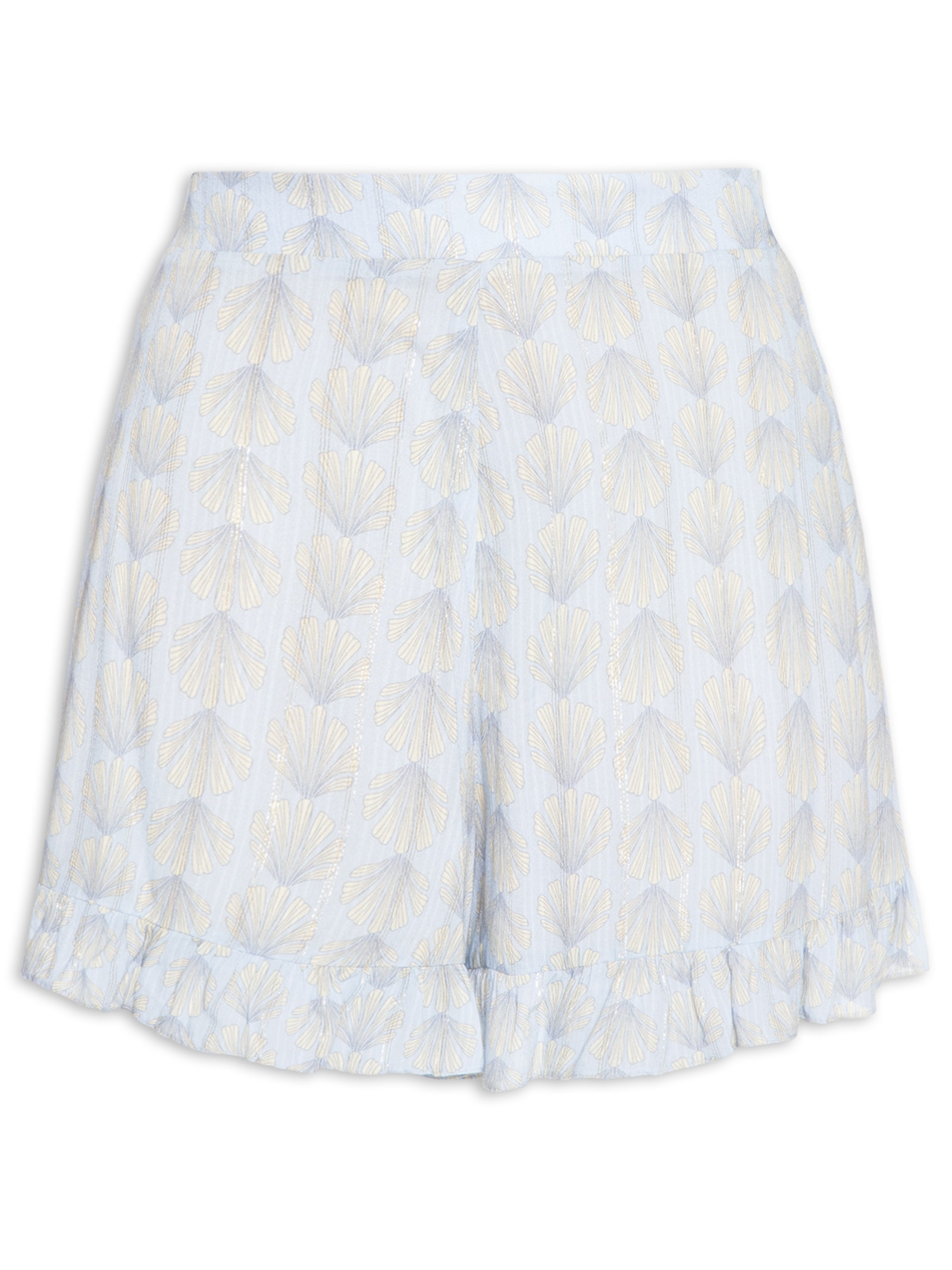 Short Feminino Estampa Mar Sereno Azul Dress To