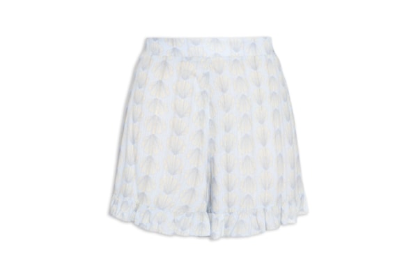 Short Feminino Estampa Mar Sereno - Azul