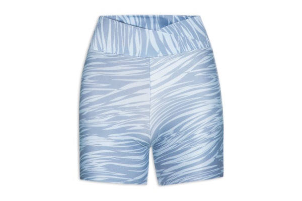 Short Feminino Estampado - Azul