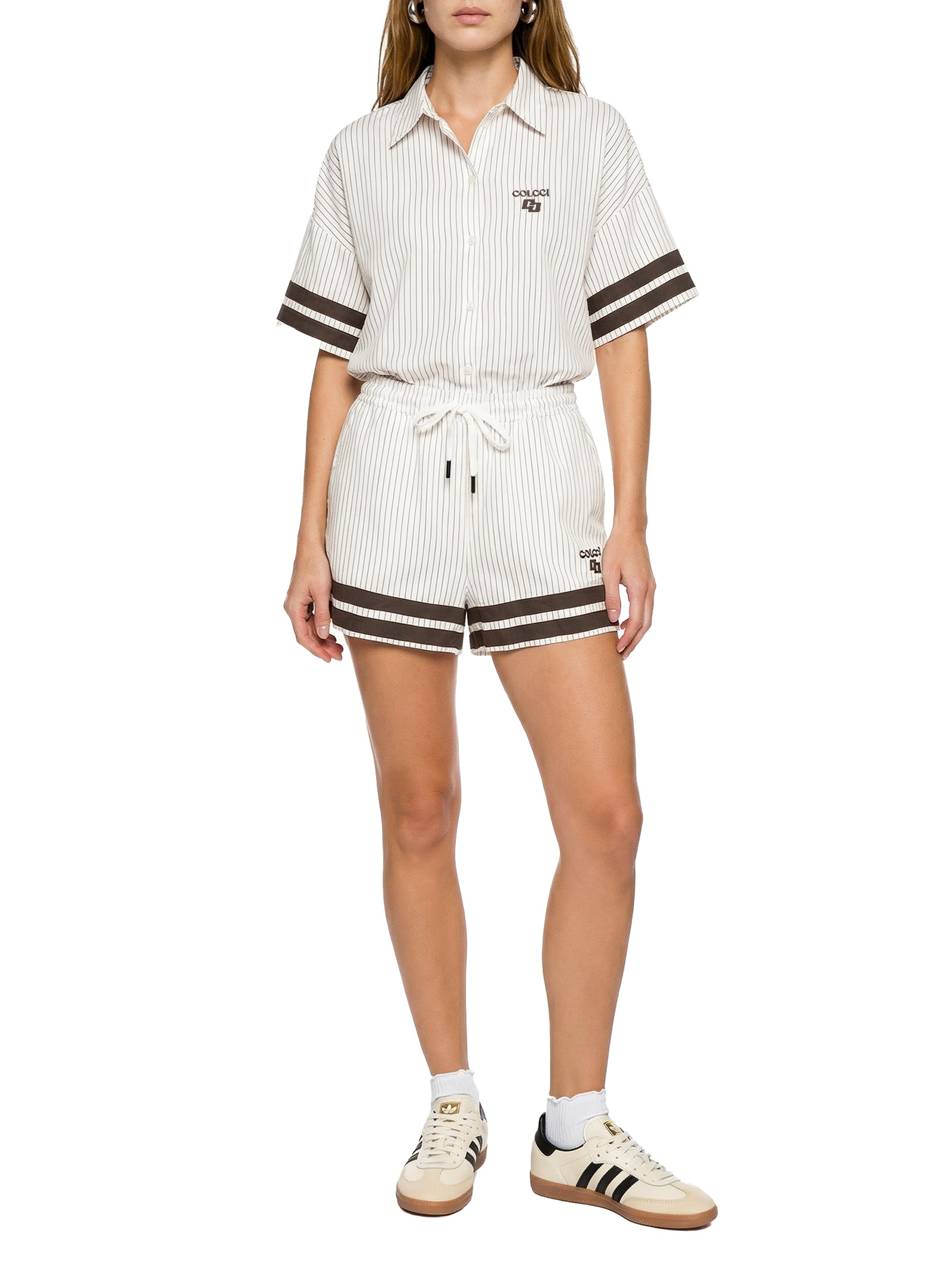 Short Feminino Estampado Branco Colcci