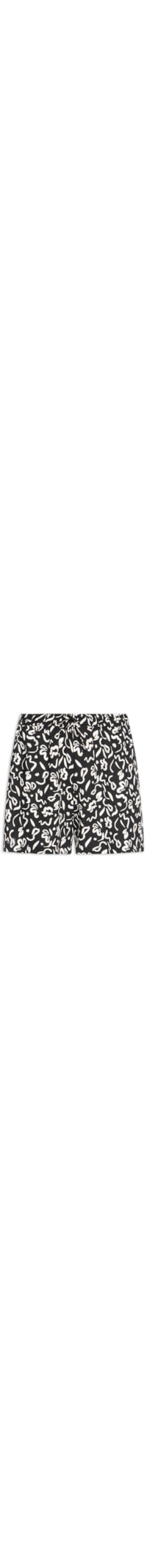Short Feminino Estampado - Preto