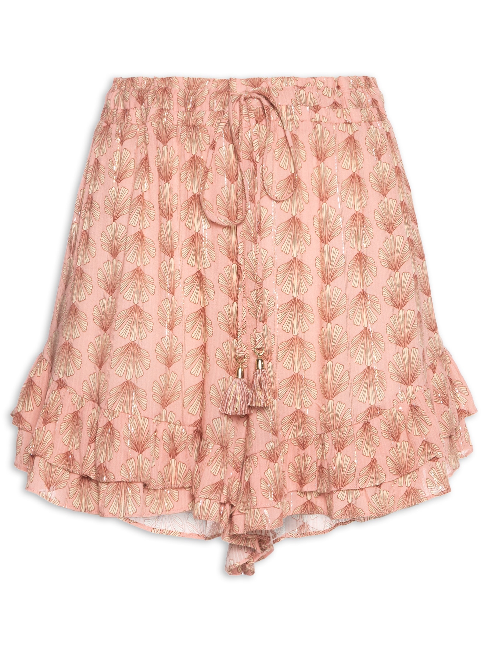 Short Feminino Feminino Lurex Maresia Rosa Dress To