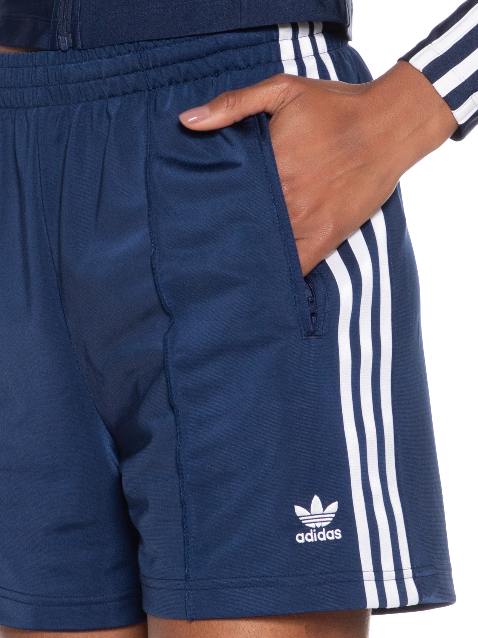 Adidas Originals - Short Feminino Firebird - Azul