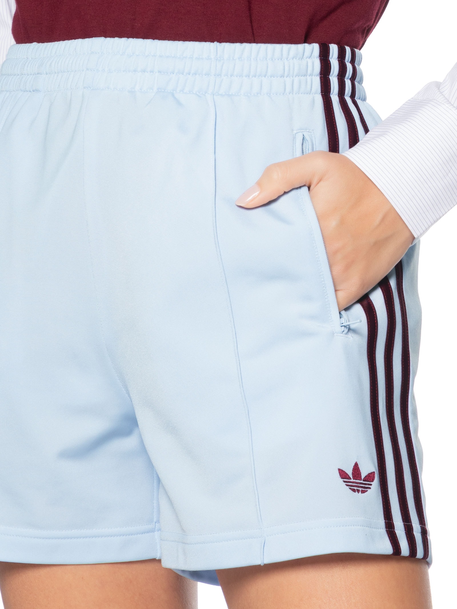 Short Feminino Firebird Azul Adidas Originals