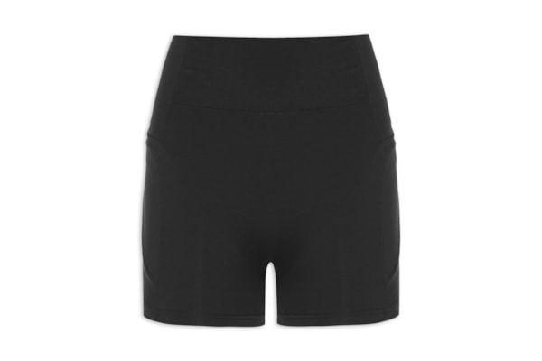 Short Feminino Fitness Com Bolso - Preto