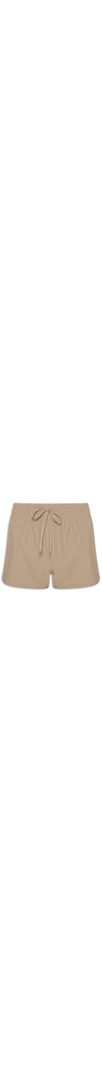 Short Feminino Fitness Corrida - Bege