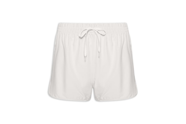 Short Feminino Fitness Corrida - Off White