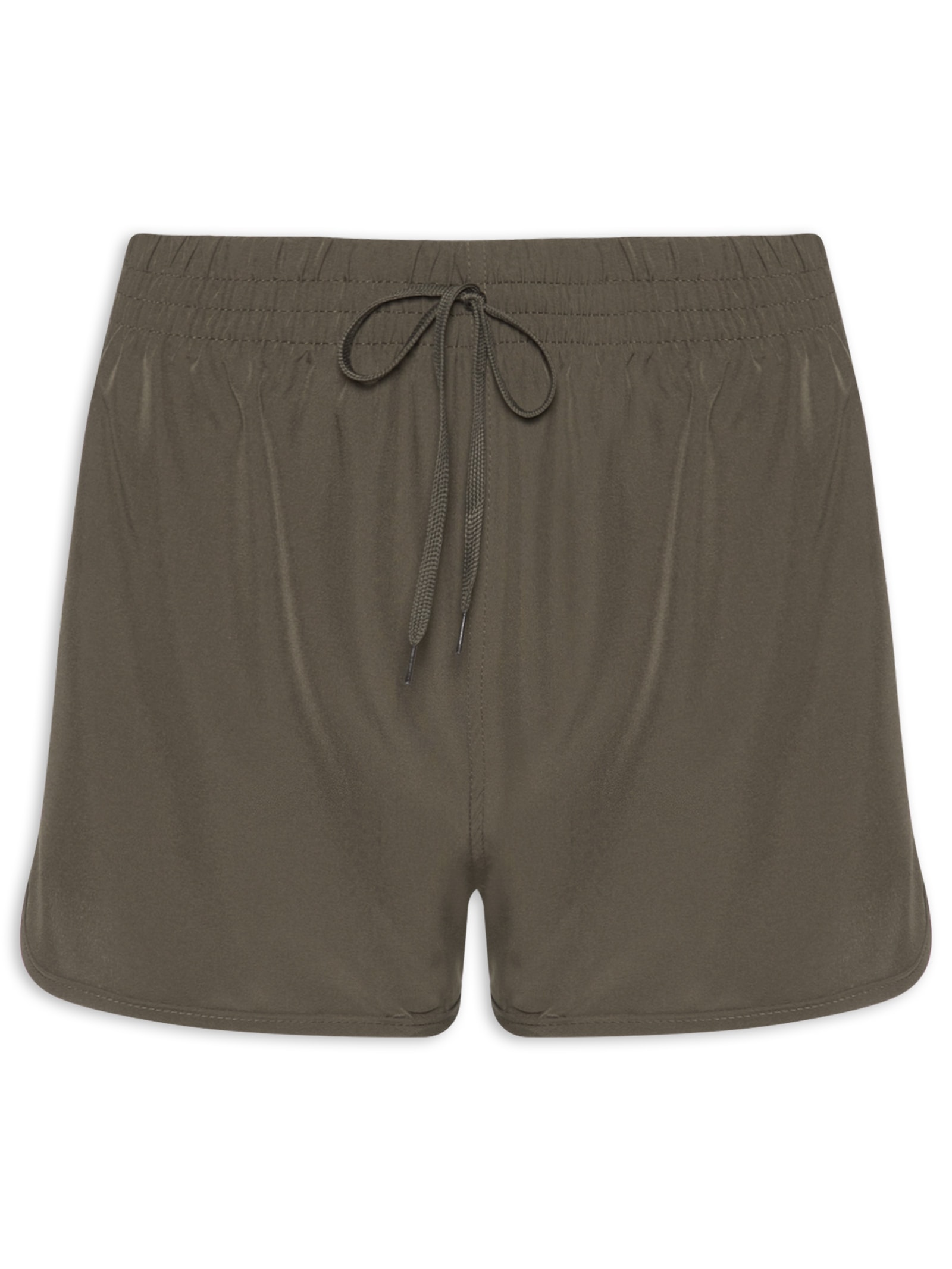 Short Feminino Fitness Corrida Verde Basiq