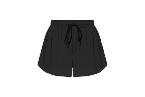 Short Feminino Fitness Solto - Preto