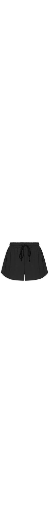 Short Feminino Fitness Solto - Preto