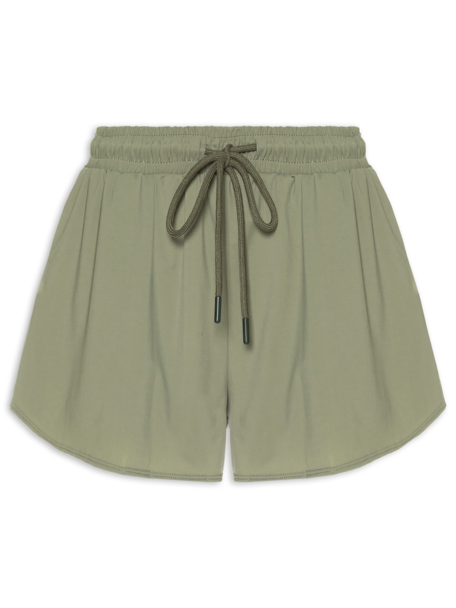 Short Feminino Fitness Solto Verde Basiq