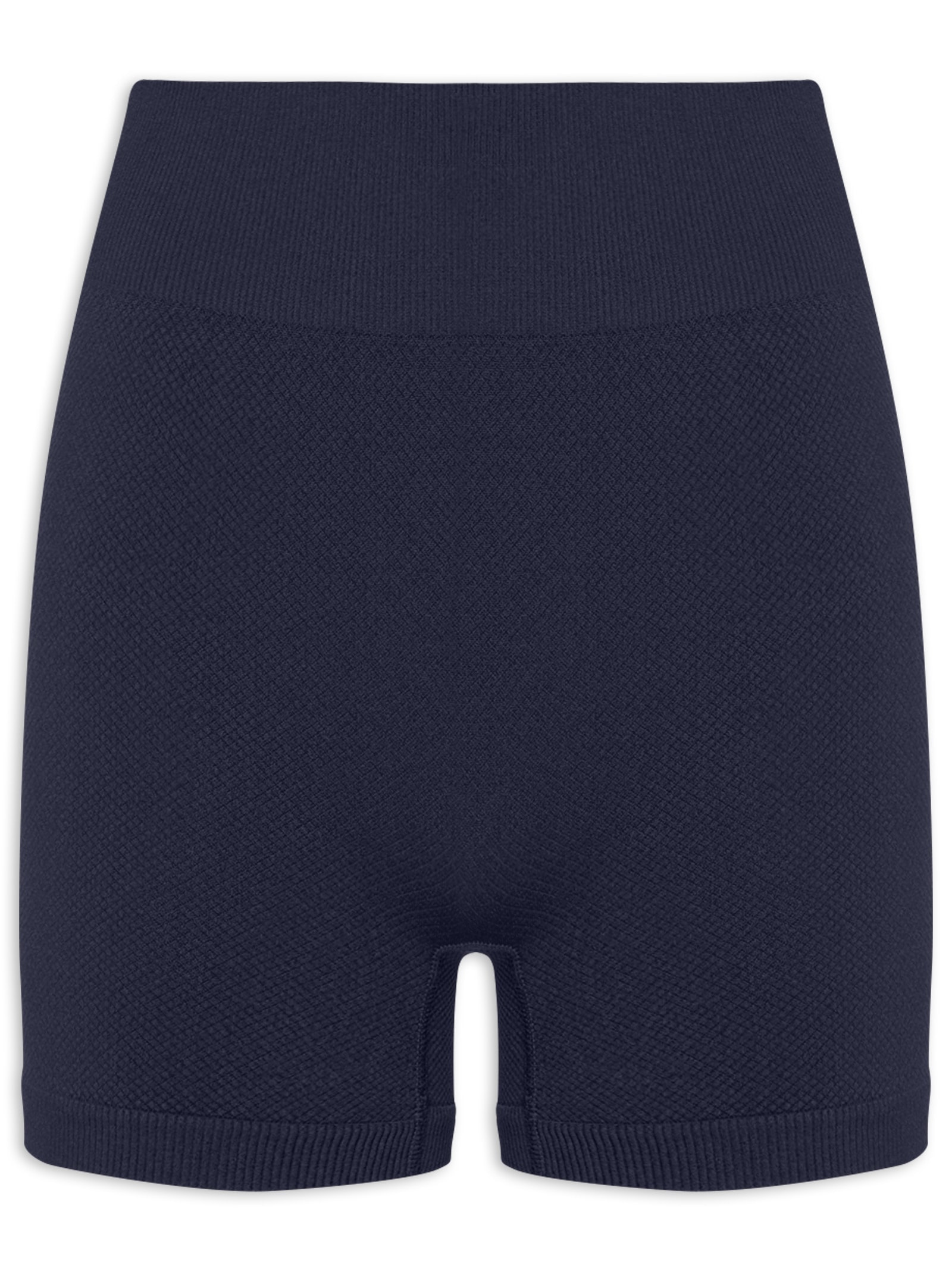 Short Feminino Fitness Texturizado Azul Basiq