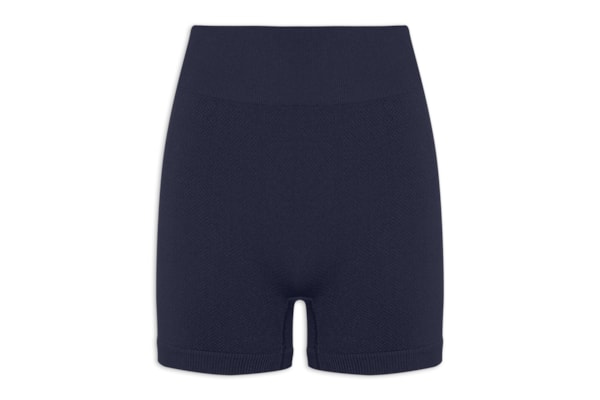 Short Feminino Fitness Texturizado - Azul