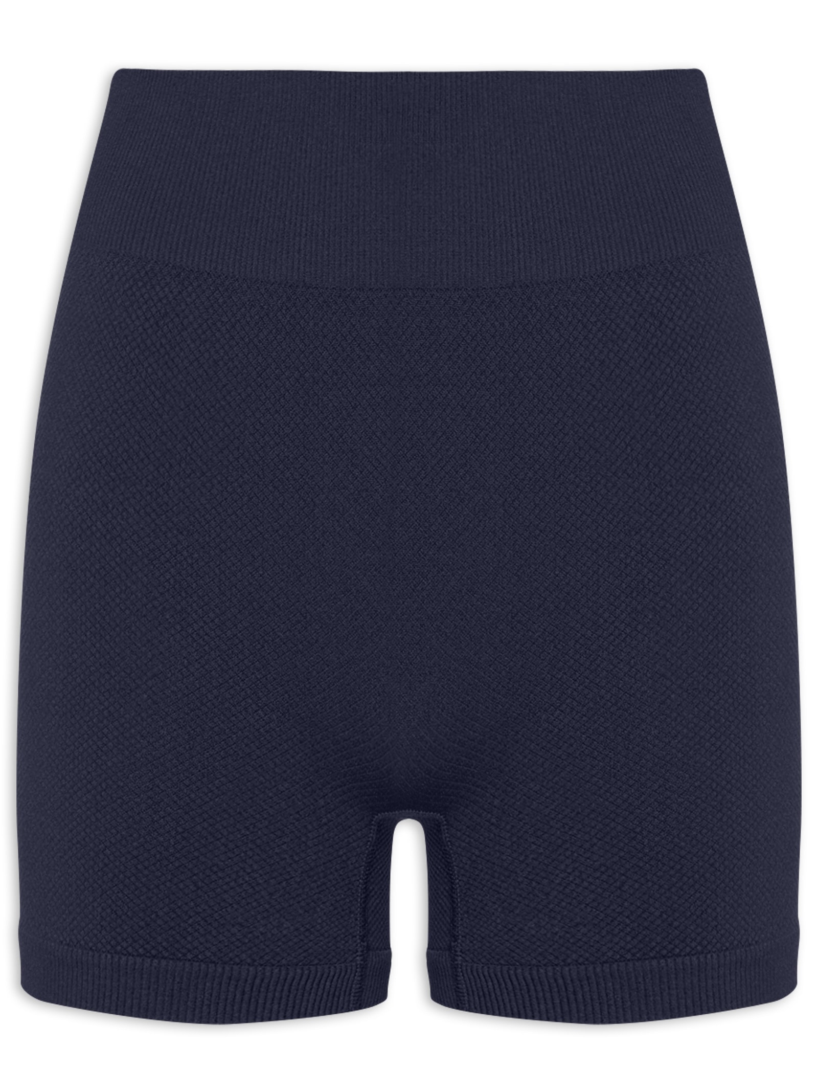 Short Feminino Fitness Texturizado Azul Basiq