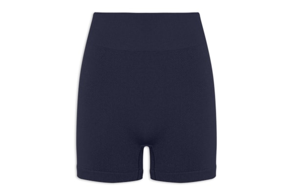 Short Feminino Fitness Texturizado - Azul