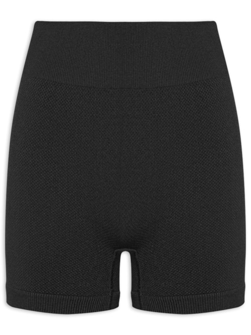 Short Feminino Fitness Texturizado - Preto