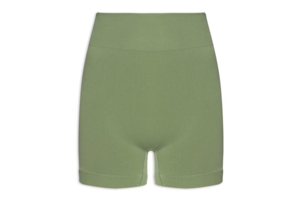 Short Feminino Fitness Texturizado - Verde