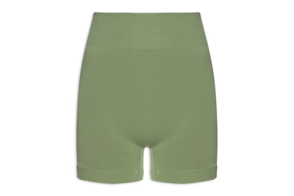 Short Feminino Fitness Texturizado - Verde