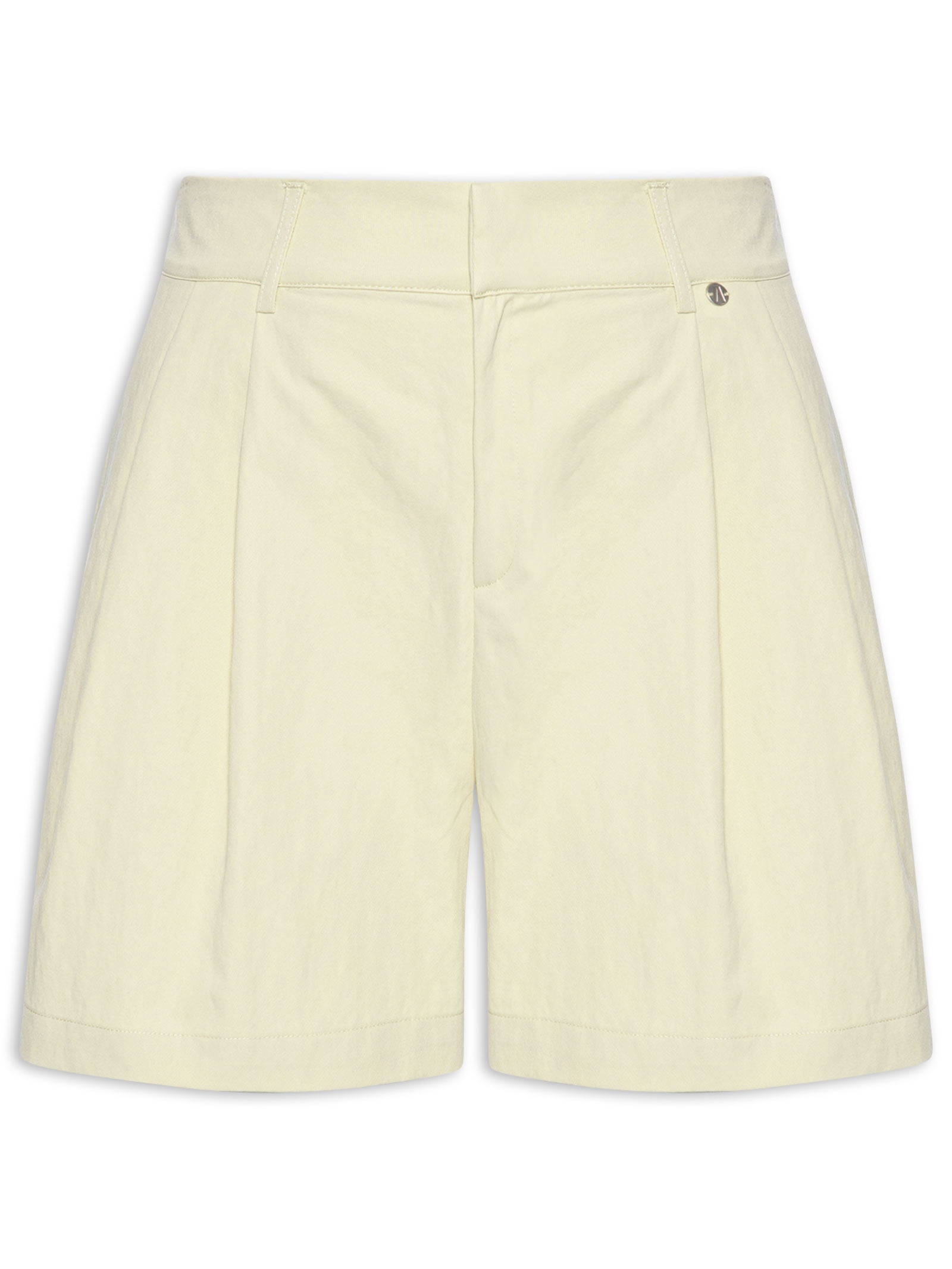 Short Feminino Gio Branco Animale Jeans