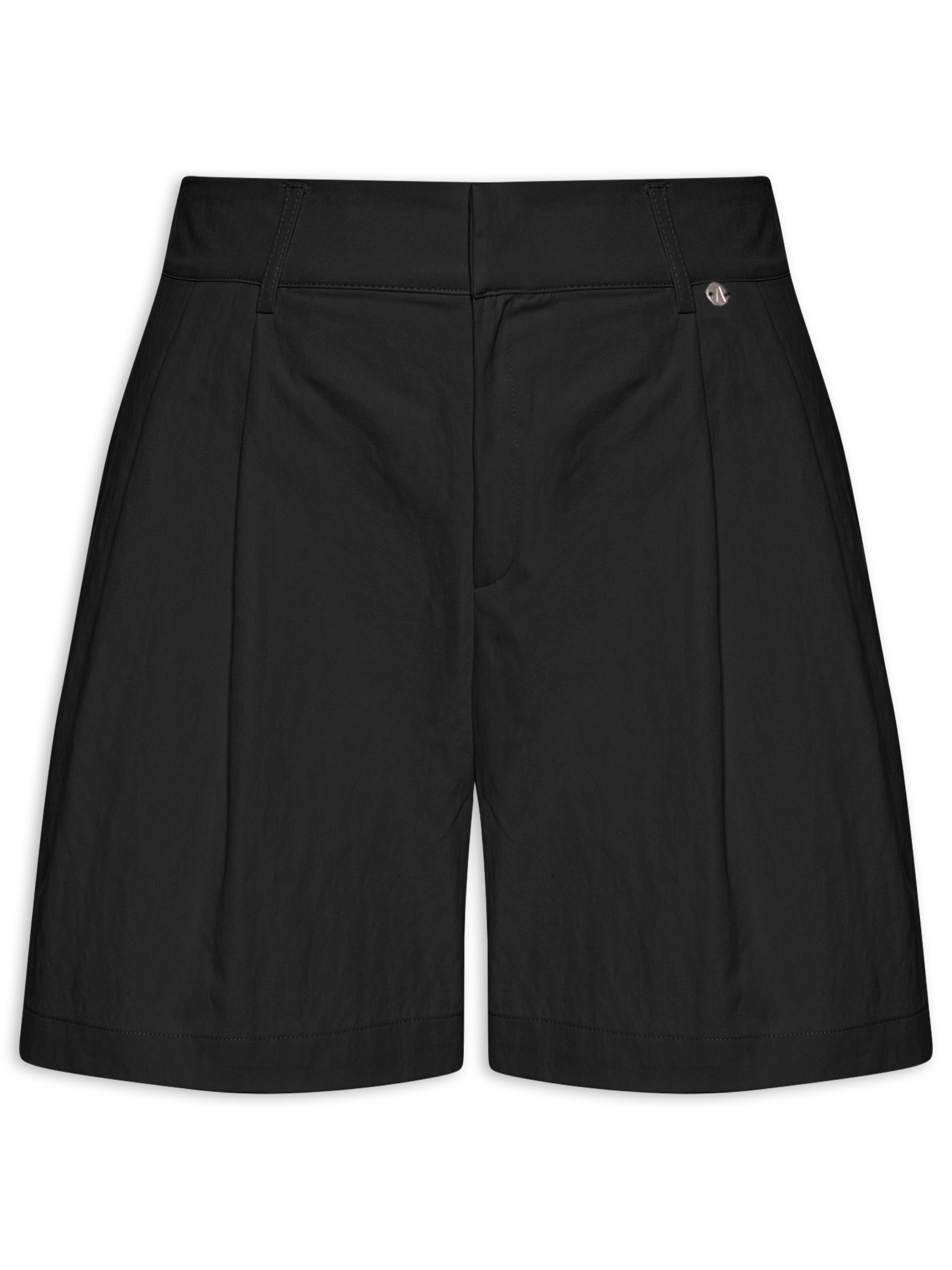 Short Feminino Gio Preto Animale Jeans