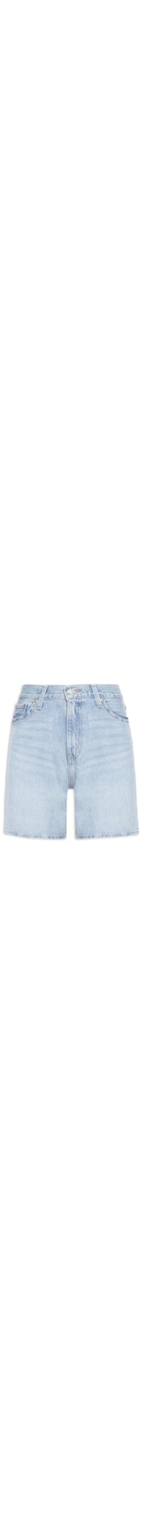 Short Feminino High Baggy - Azul