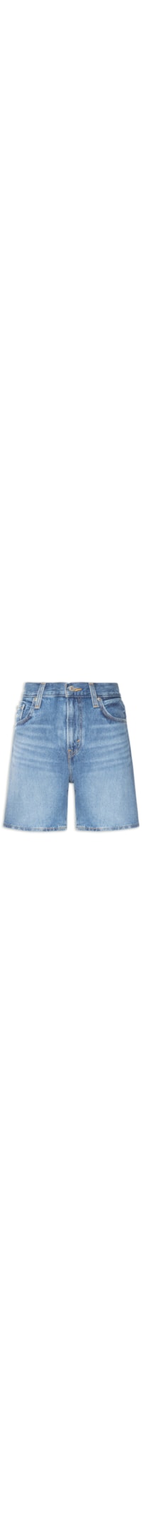 Short Feminino High Baggy - Azul