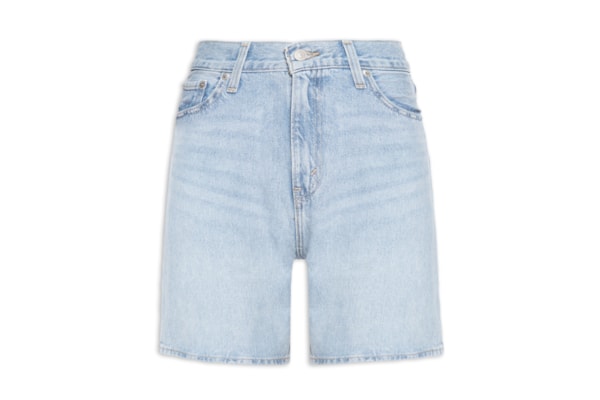 Short Feminino High Baggy - Azul