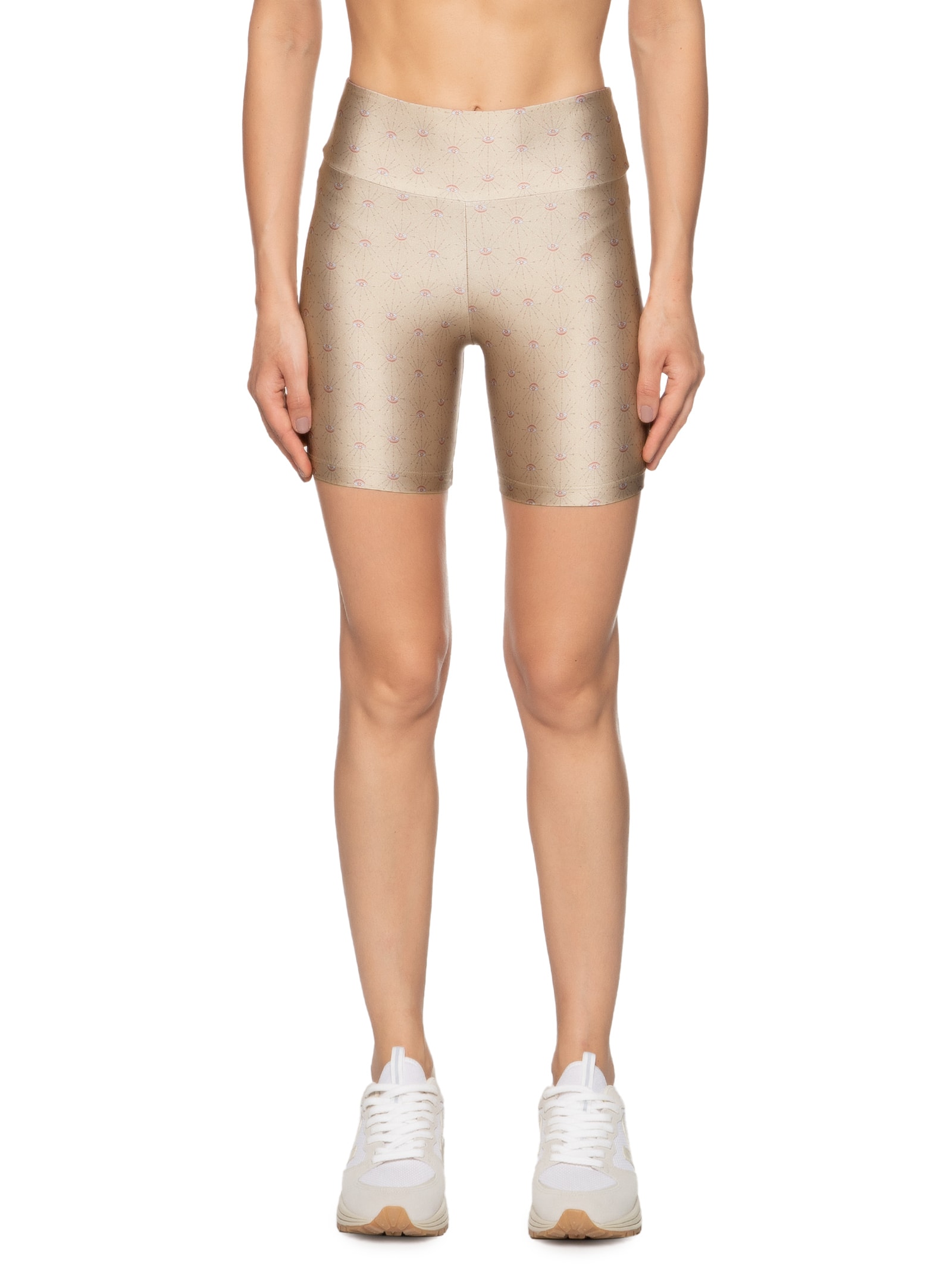 Short Feminino High Bege Melt