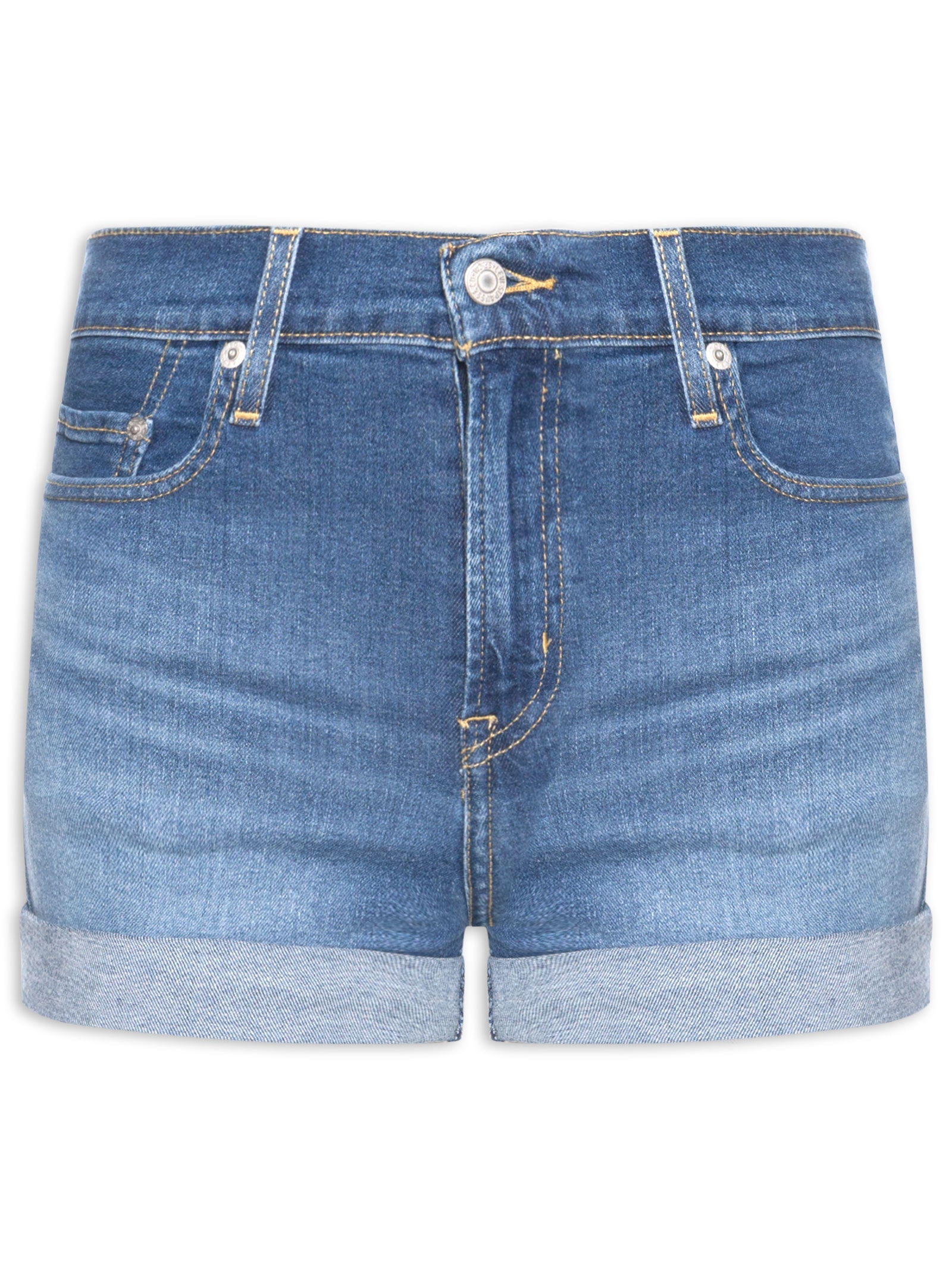 Short Feminino Hight Rise Azul Levi's