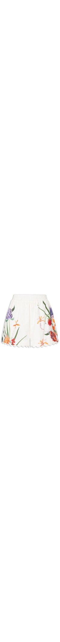 Short Feminino Horta Tropical - Off White