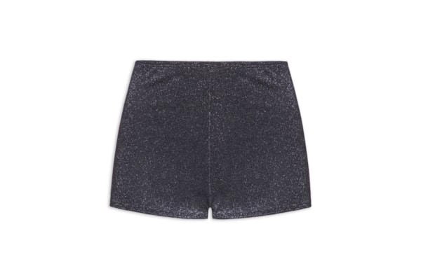 Short Feminino Hot Brilho - Preto