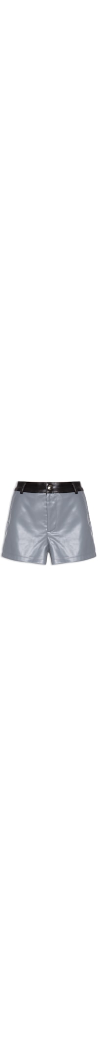 Short Feminino Hot Pants - Cinza