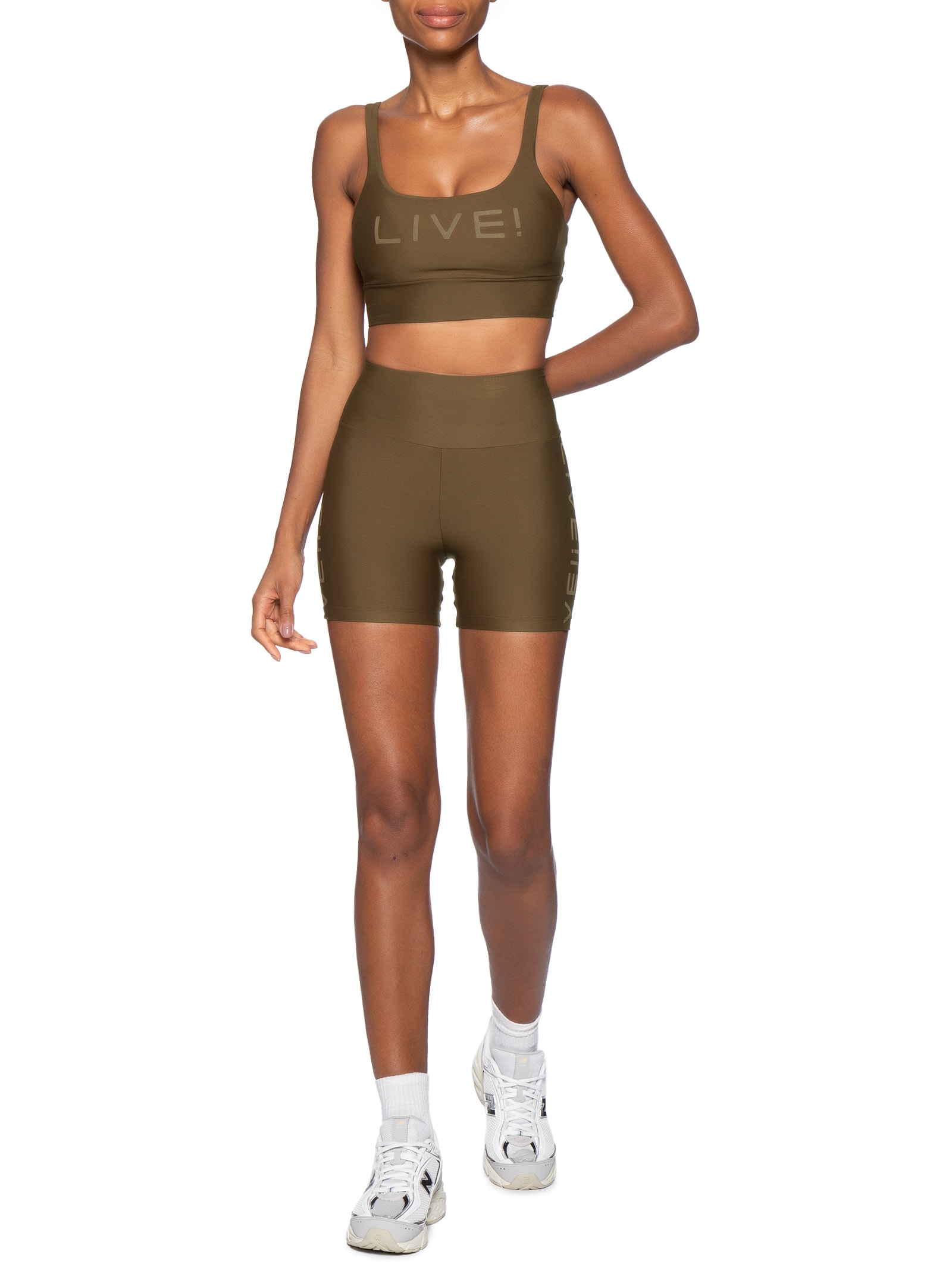 Short Feminino Icon Neo Marrom Live!