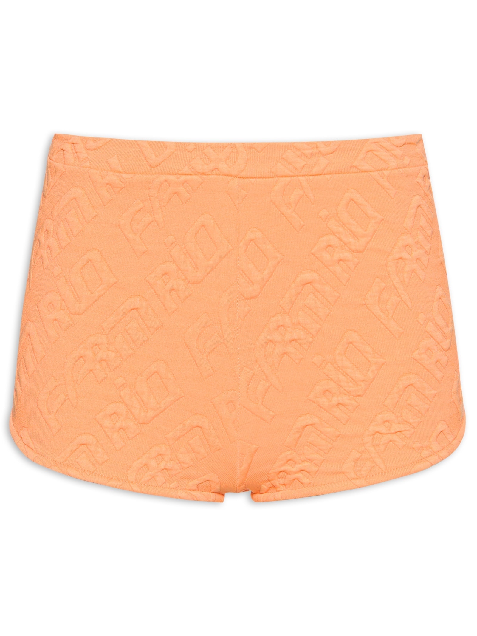 Short Feminino Jacquard Laranja Farm Praia