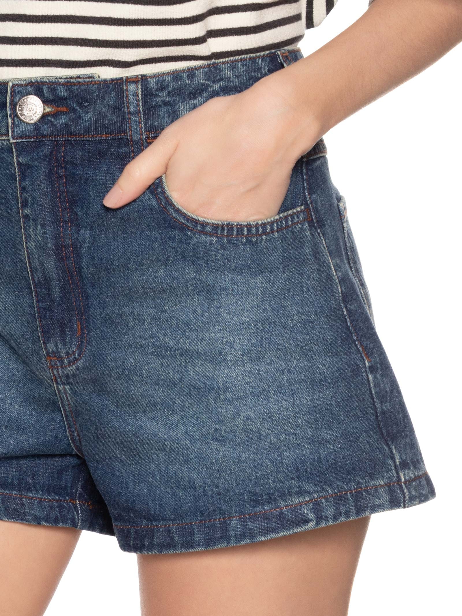 Short Feminino Jade Azul Colcci