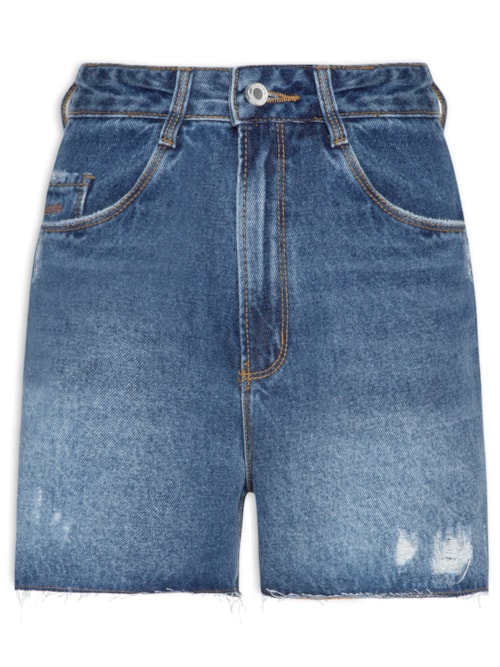 Short Feminino Jeans - Azul