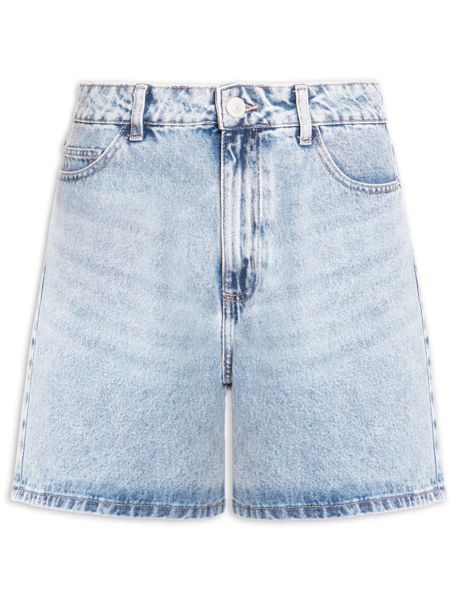 Short Feminino Jeans Azul Hering