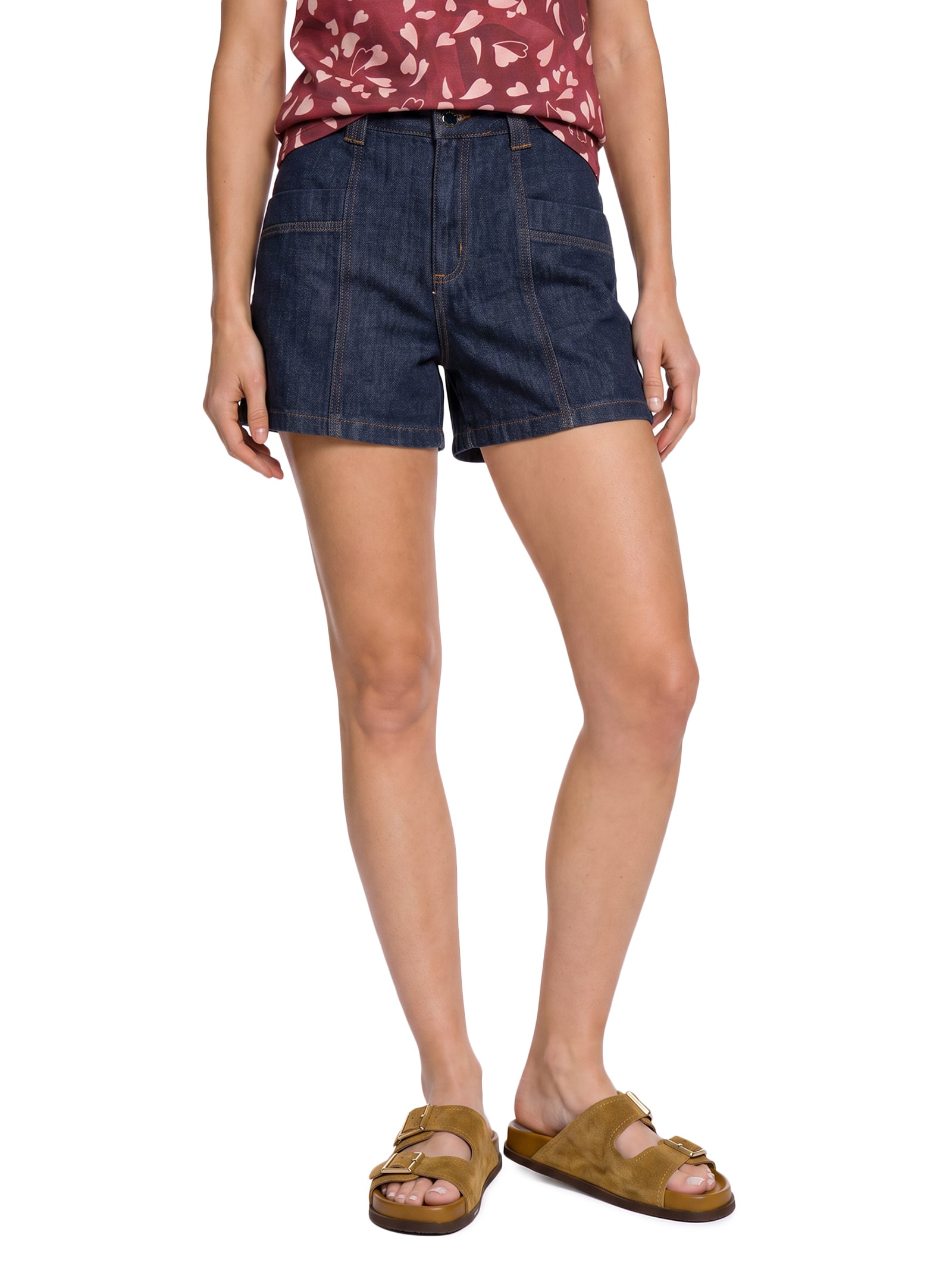 Short Feminino Jeans Azul Lez A Lez