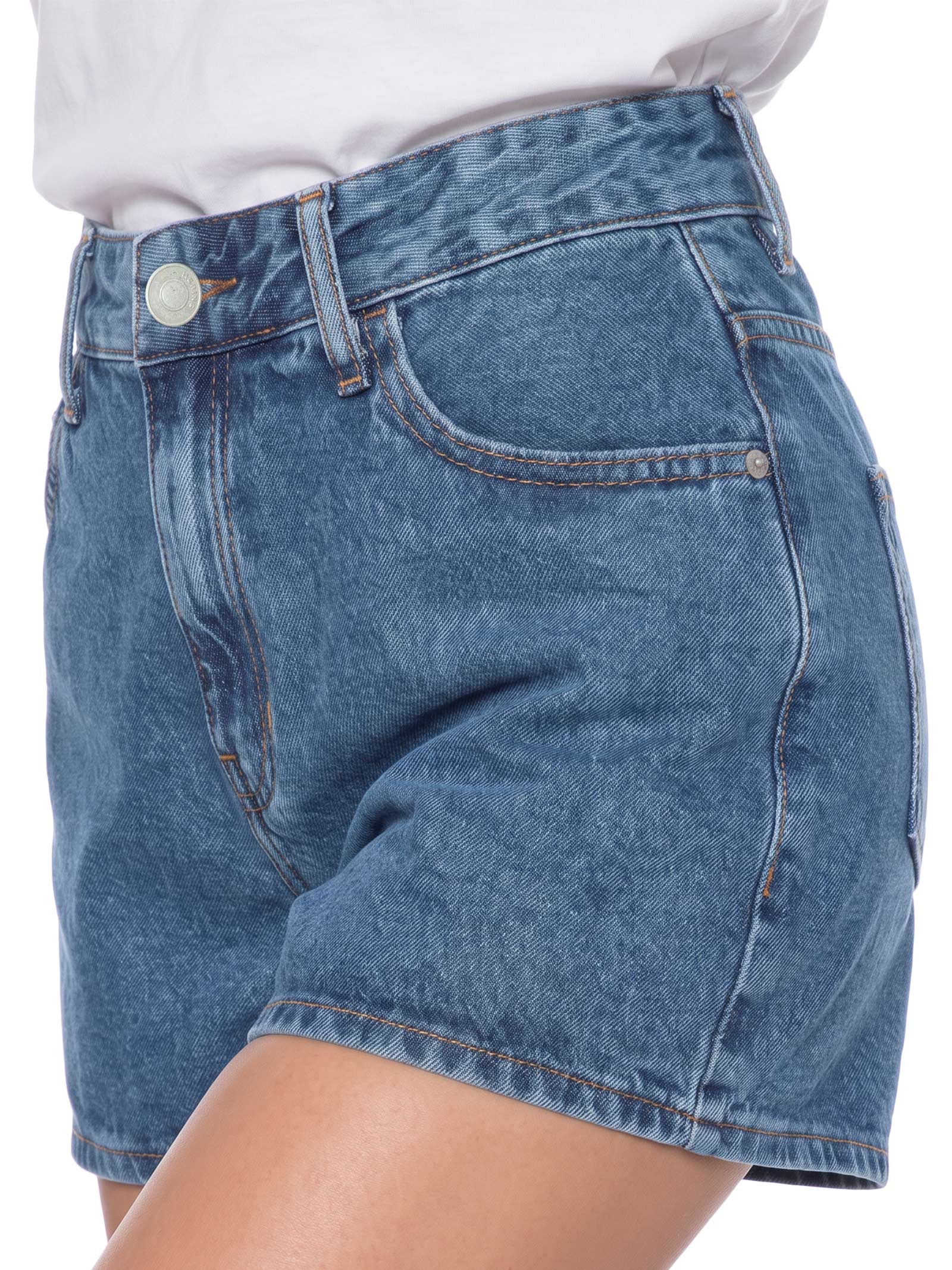 Short Feminino Jeans Azul Hering
