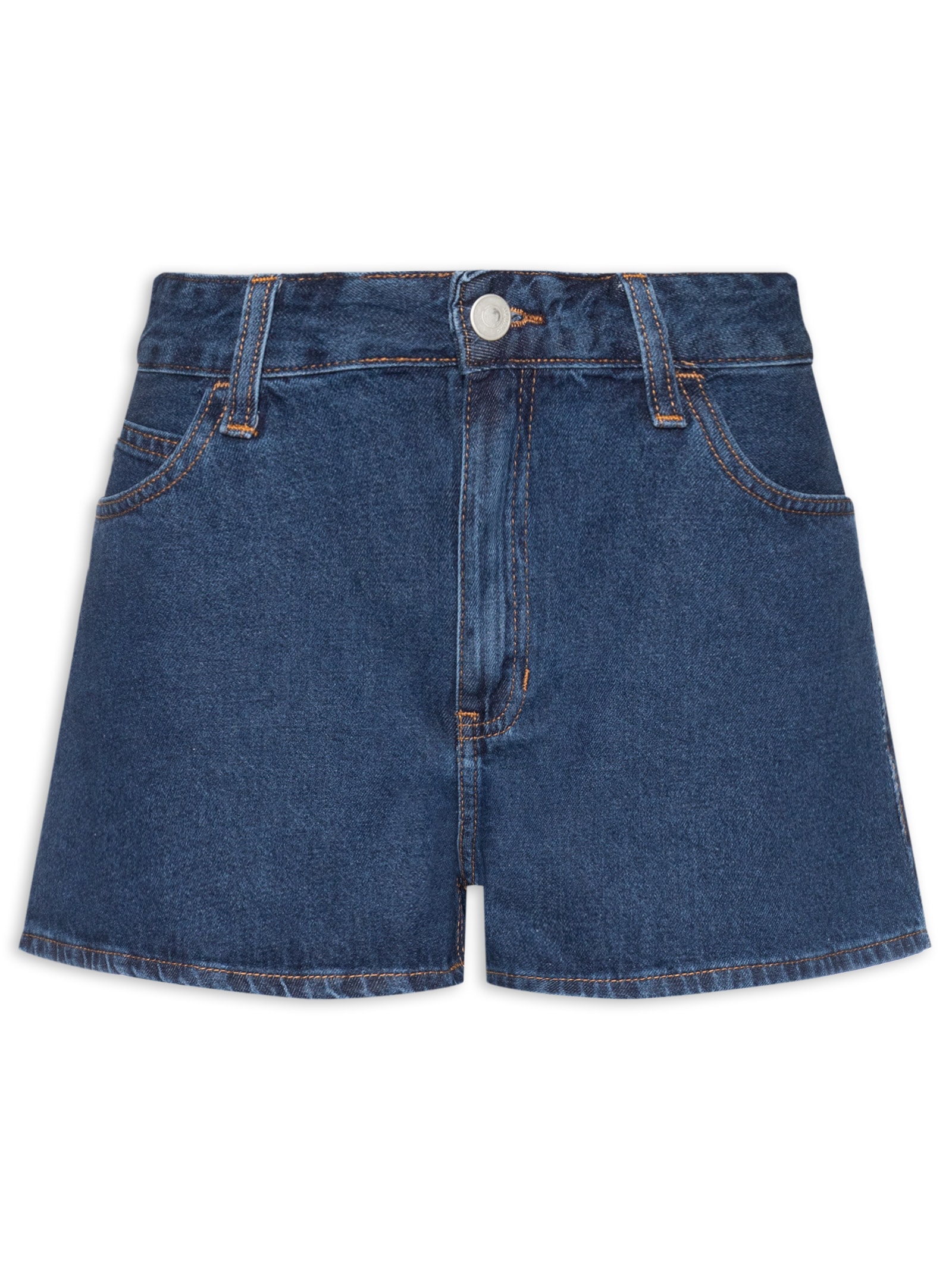 Short Feminino Jeans Azul Hering